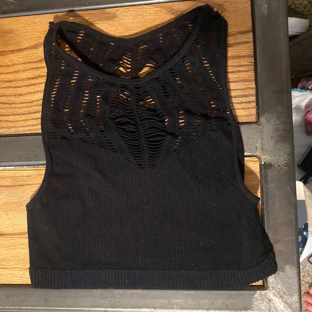 Cut out sports bra